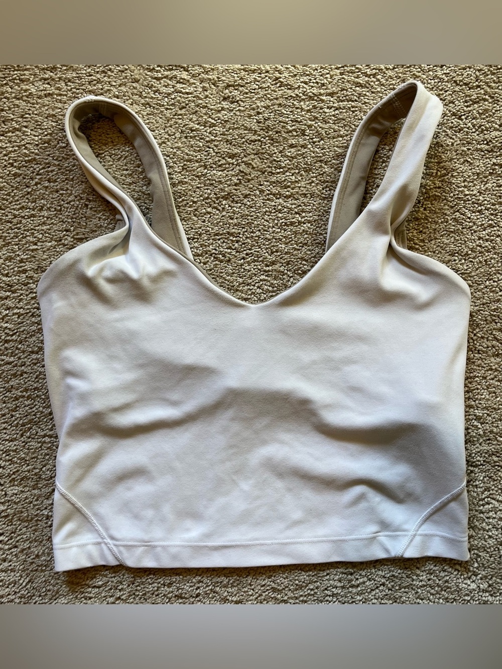 Women’s lululemon White Sports Bra - 4